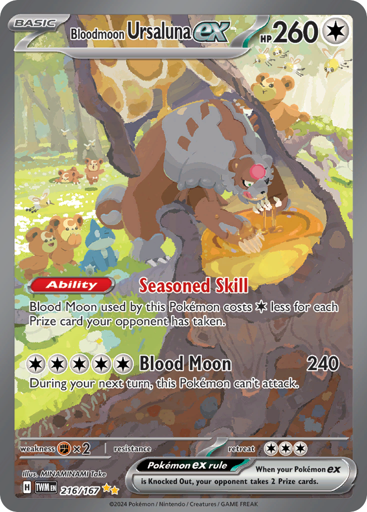 Bloodmoon Ursaluna ex - 216/167 - EN Bloodmoon Ursaluna ex - 216/167 - EN