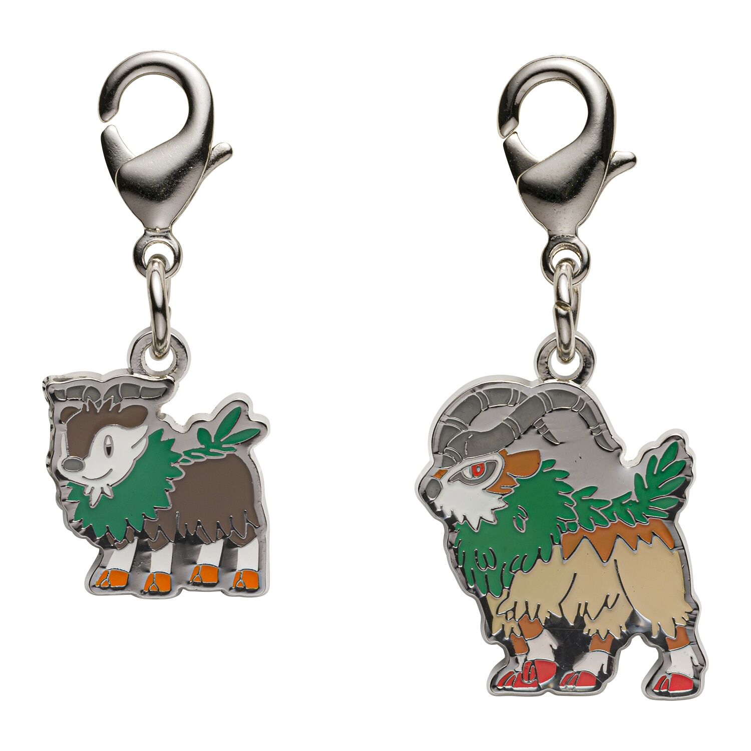 Pokemon Center - Skiddo, Gogoat Schlüsselanhänger - 2 Stück