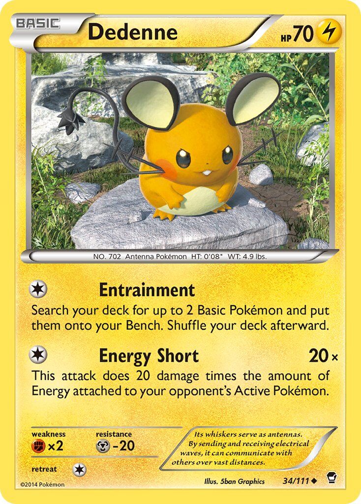 Dedenne - 34/111 - EN Dedenne - 34/111 - EN