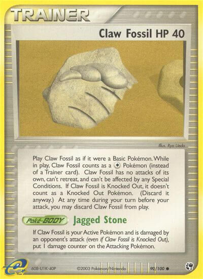 Claw Fossil - 90/100 - EN Claw Fossil - 90/100 - EN