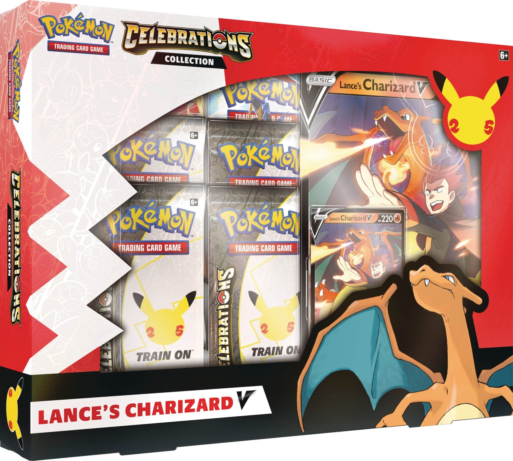 Pokémon 25th Anniversary Celebrations Lance's Charizard V Collection Box - EN