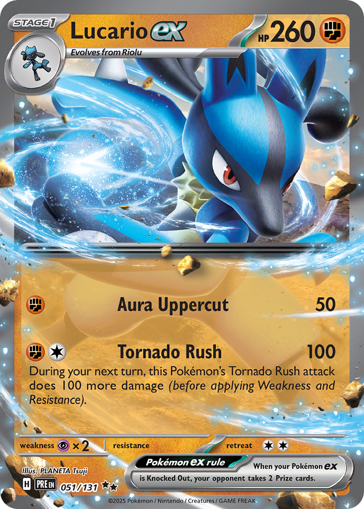 Lucario ex - 051/131 - EN Lucario ex - 051/131 - EN