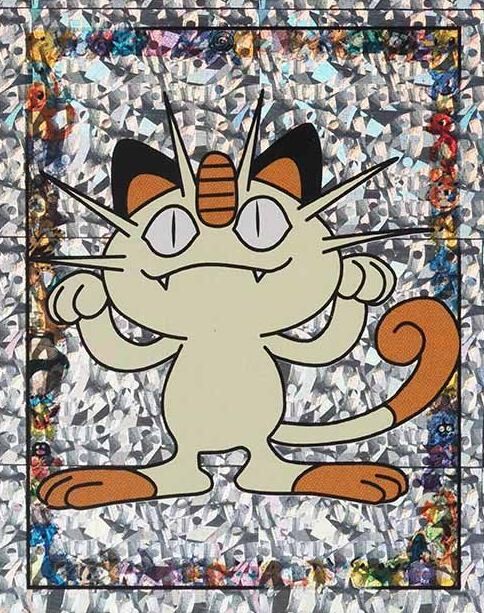 Meowth-Prism - S11 - Merlin Sticker Series 1 Meowth-Prism - S11 - Merlin Sticker Series 1