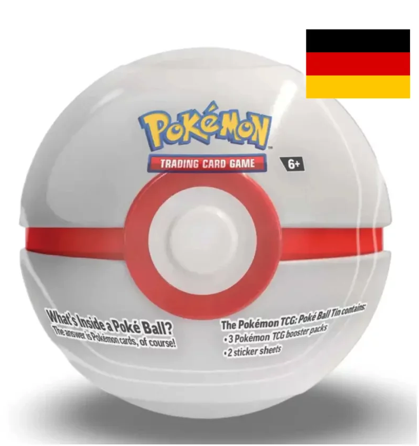 Pokémon Premierball Tin Box 2025 - DE Pokémon Premierball Tin Box 2025 - DE