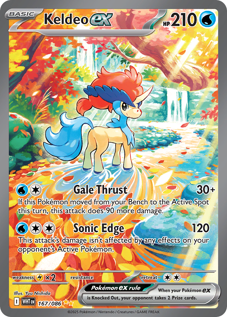 Keldeo ex - 167/086 - EN Keldeo ex - 167/086 - EN