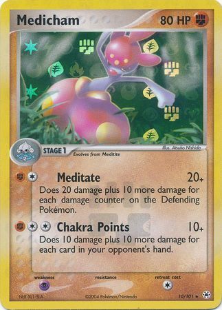 Medicham - 10/101 - Reverse Holo - EN