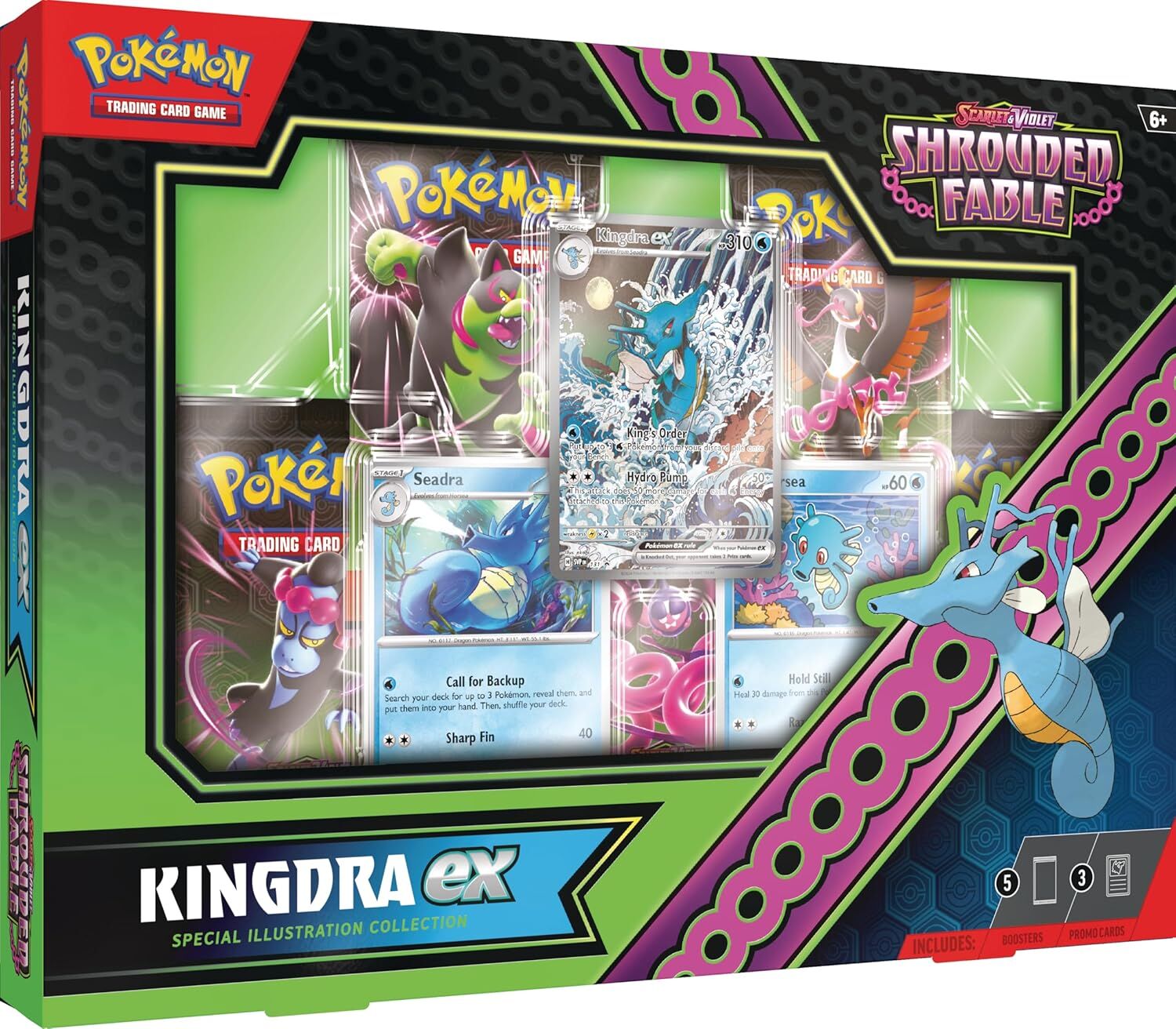 Pokémon Shrouded Fable SV06.5 - Kingdra ex Special Illustration Collection Box - EN Pokémon Shrouded Fable SV06.5 - Kingdra ex Special Illustration Collection Box - EN