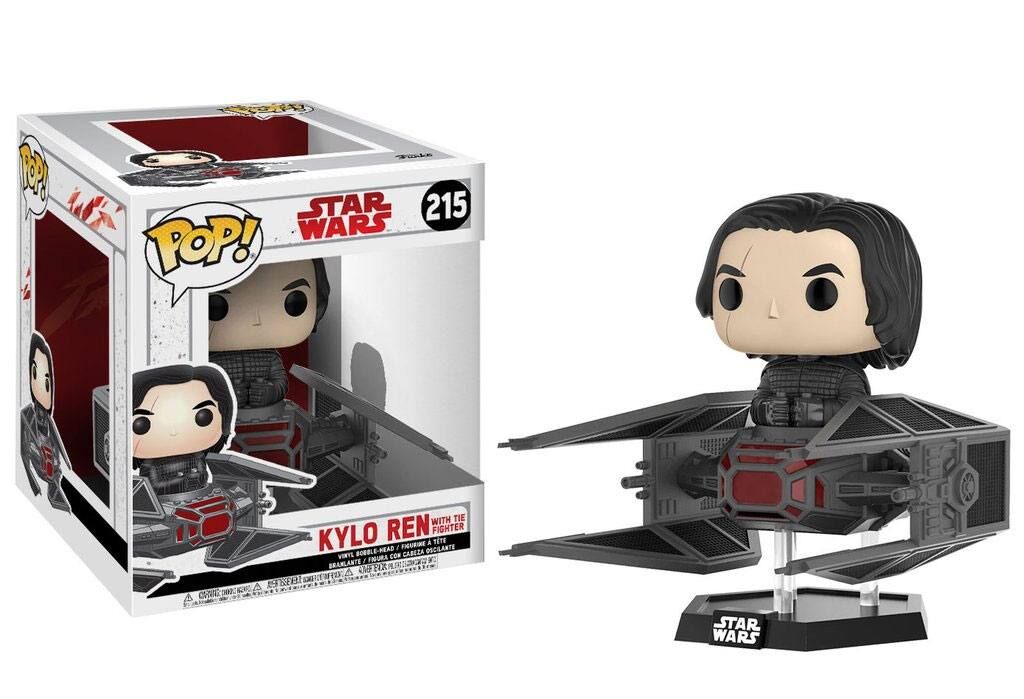 Star Wars Episode VIII POP! Vinyl Wackelkopf-Figur Kylo Ren on Tie Fighter 10 cm