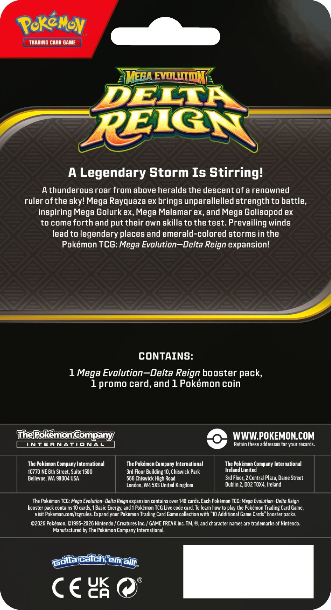 Pokémon TCG: ME06 Mega Evolution - Delta Reign Spritzee 1-Pack Blisters - EN