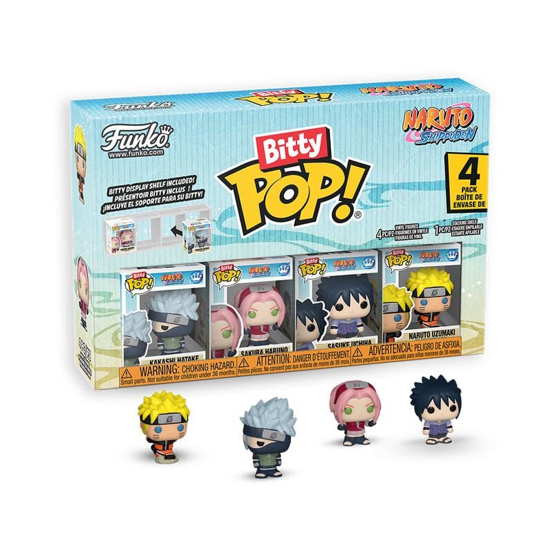 Naruto Shippuden Bitty POP! Vinyl Figuren 4er-Pack Team 7 w/CH 2,5 cm Naruto Shippuden Bitty POP! Vinyl Figuren 4er-Pack Team 7 w/CH 2,5 cm