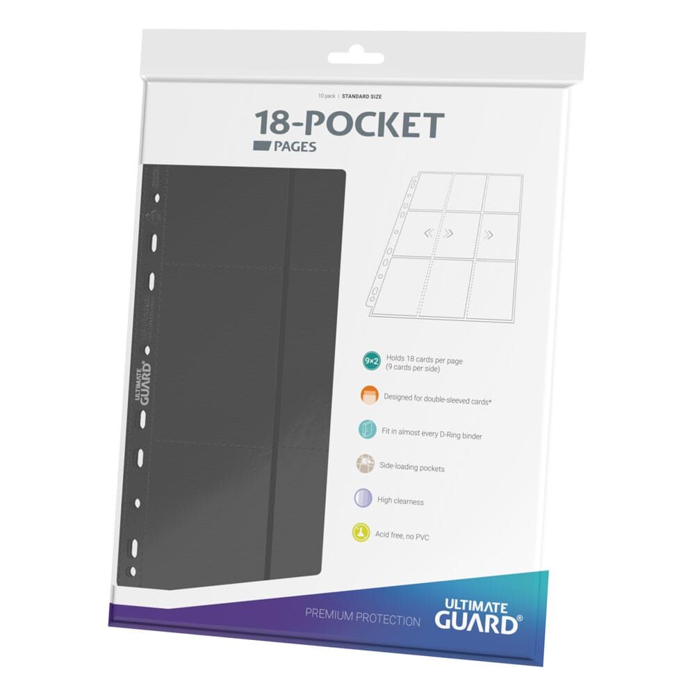 Ultimate Guard 18-Pocket Pages Side-Loading Grau (10) Ultimate Guard 18-Pocket Pages Side-Loading Grau (10)