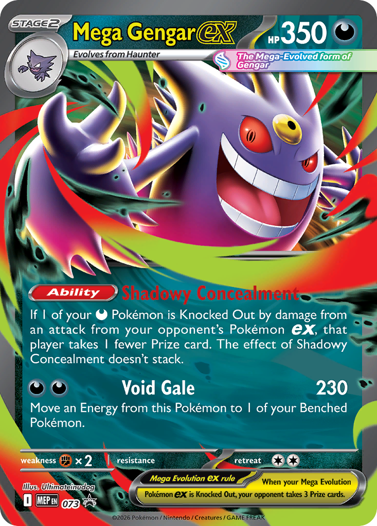 Mega Gengar ex - 073 - EN