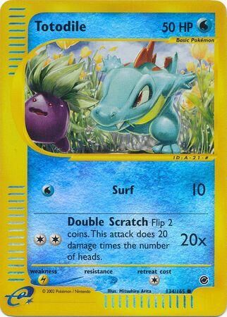 Totodile - 134/165 - Reverse Holo - EN Totodile - 134/165 - Reverse Holo - EN