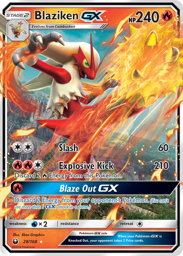 Blaziken-GX - 28/168 - EN Blaziken-GX - 28/168 - EN