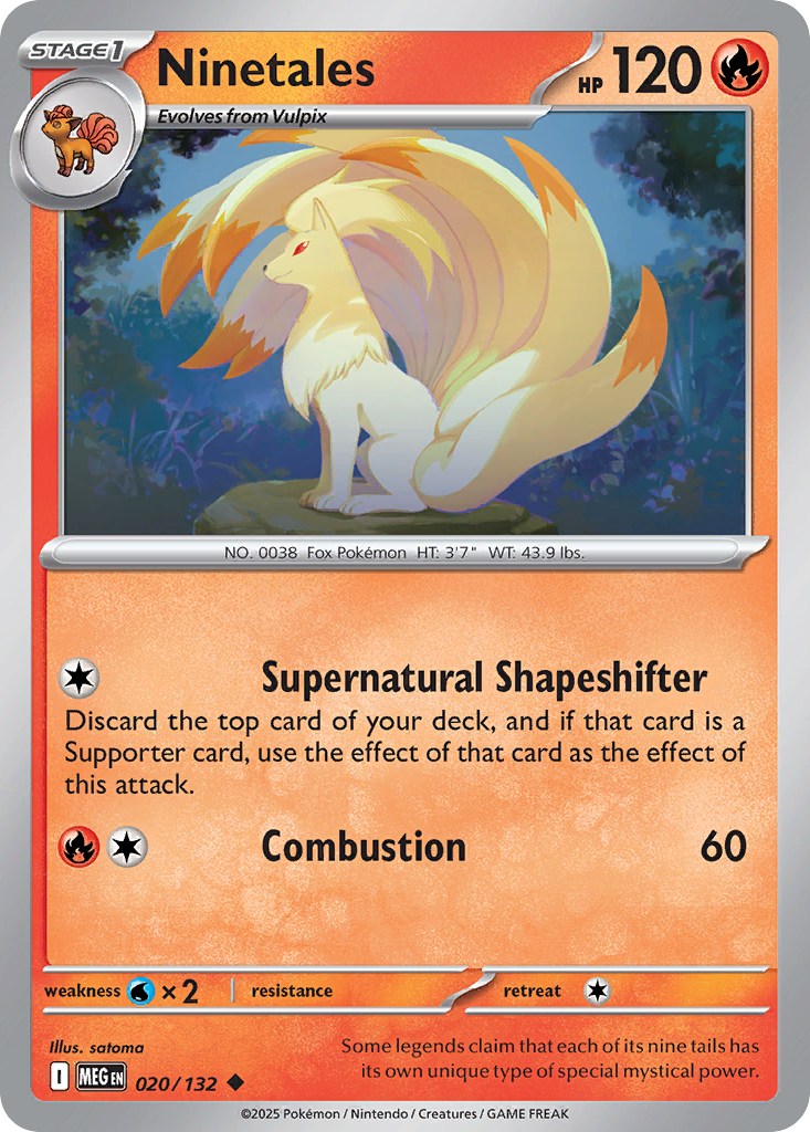 Ninetales - 020/132 - EN Ninetales - 020/132 - EN