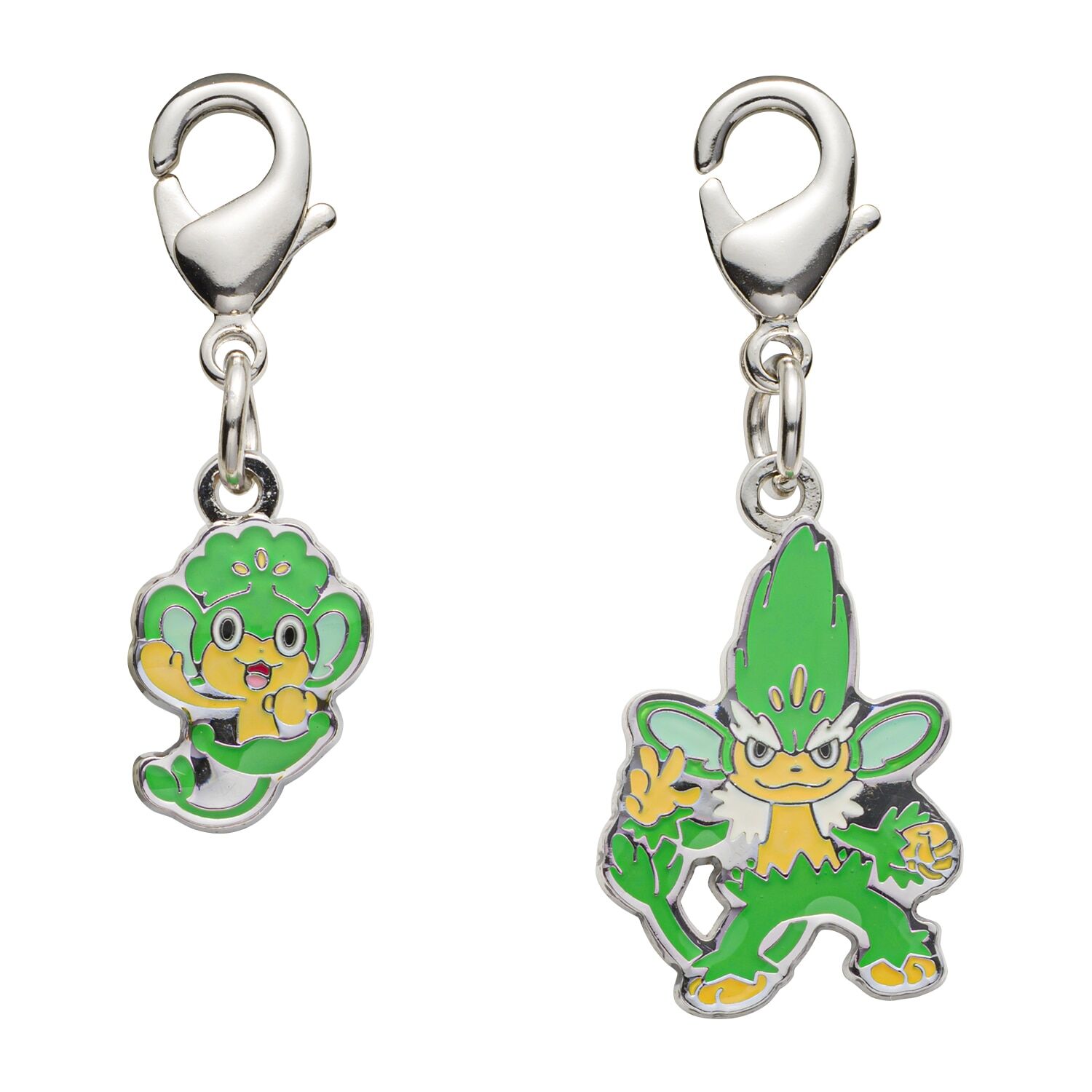 Pokemon Center - Pansage, Simisage Schlüsselanhänger - 2 Stück Pokemon Center - Pansage, Simisage Schlüsselanhänger - 2 Stück