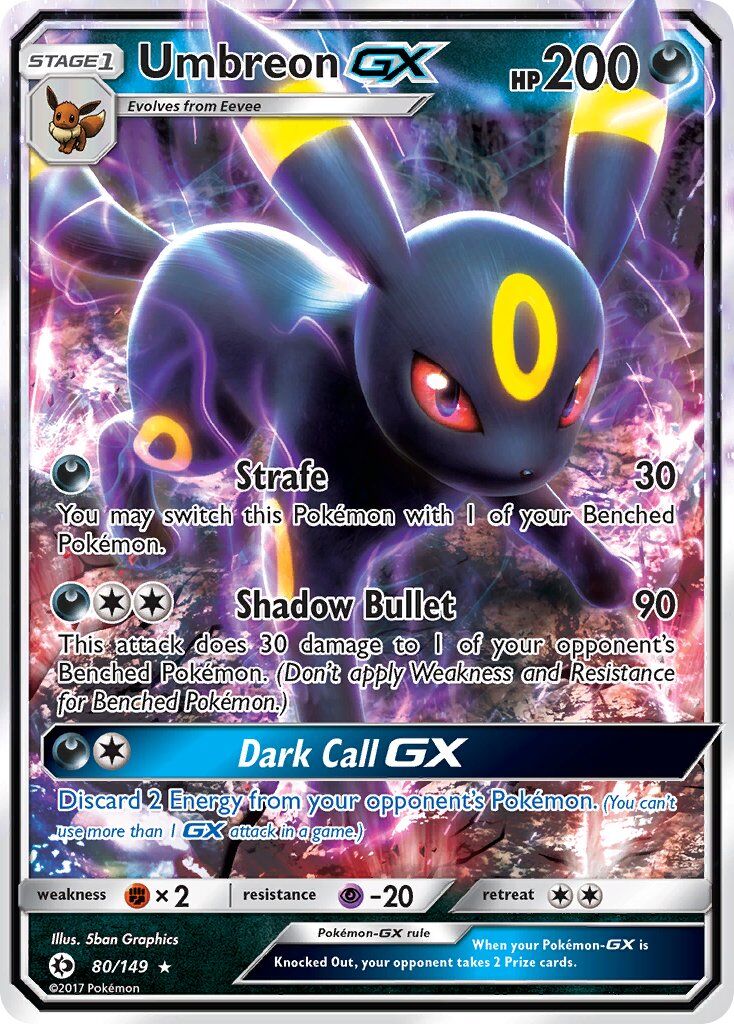 Umbreon-GX - 80/149 - EN