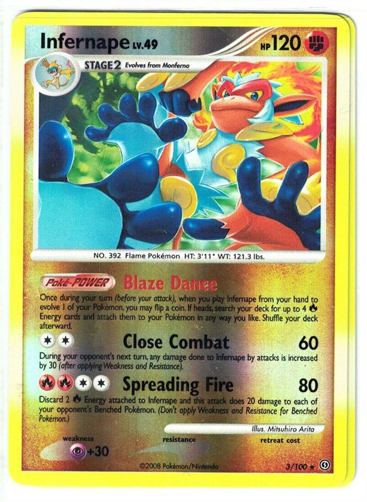Infernape - 3/100 - Reverse Holo - EN