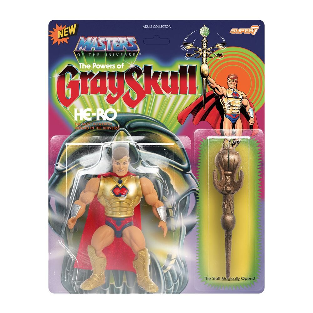 Masters of the Universe The Powers of Grayskull Vintage Collection Actionfigur Wave 2 He-Ro 14 cm