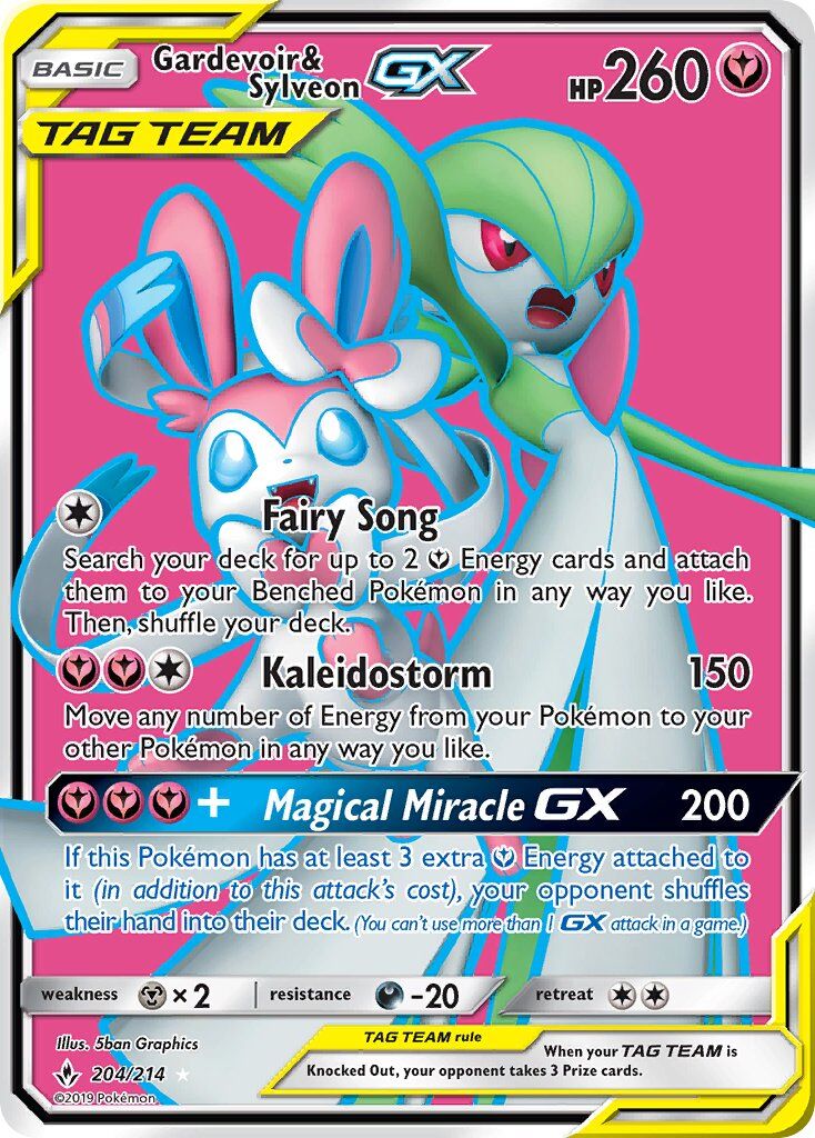 Gardevoir & Sylveon-GX - 204/214 - EN Gardevoir & Sylveon-GX - 204/214 - EN