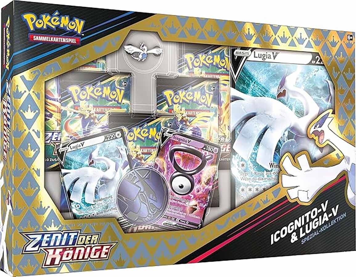 Pokémon TCG - Schwert & Schild: Zenit der Könige Icognito-V & Lugia-V Spezial Kollektion - DE