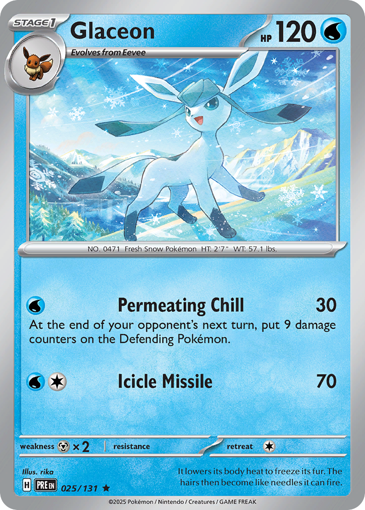 Glaceon - 025/131 - EN Glaceon - 025/131 - EN