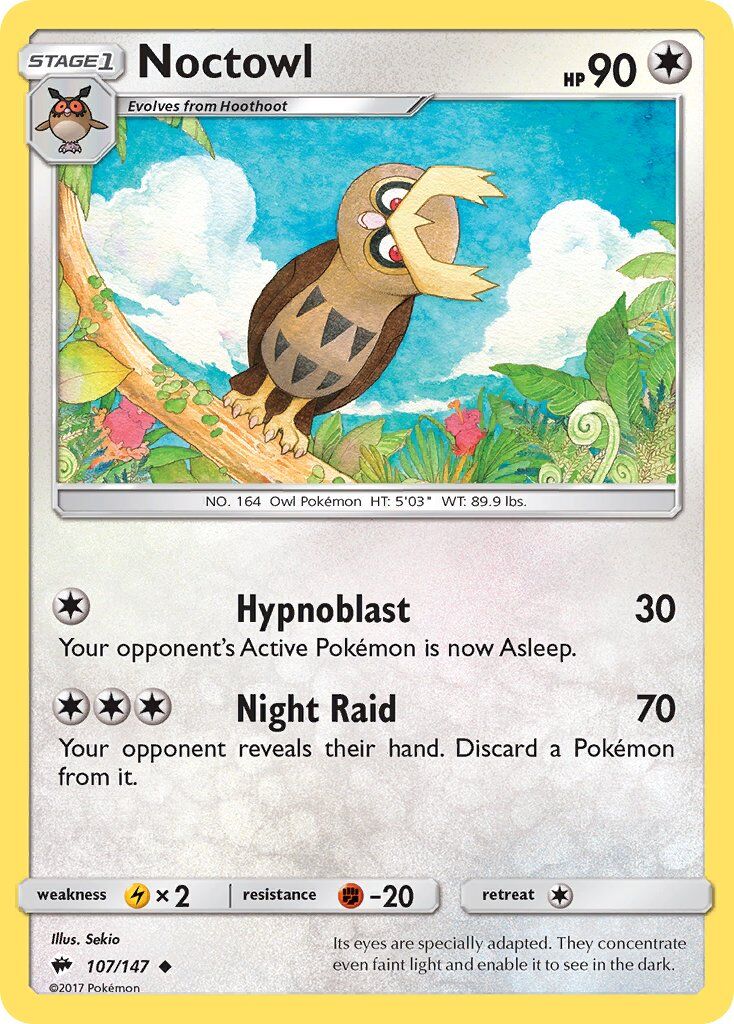 noctowl-107-147-pokemon-tcg-lightly-played-en Noctowl - 107/147 - Pokémon TCG - Lightly Played - EN