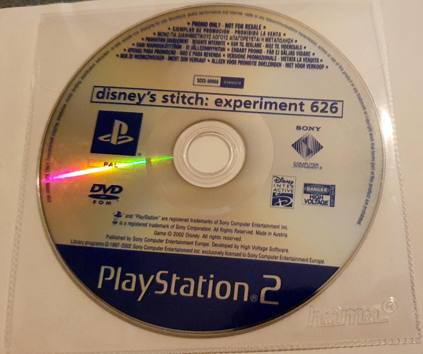 Disney's Stitch: Experiment 626 [Promo Not For Resale] - OVP - PS2 - DE