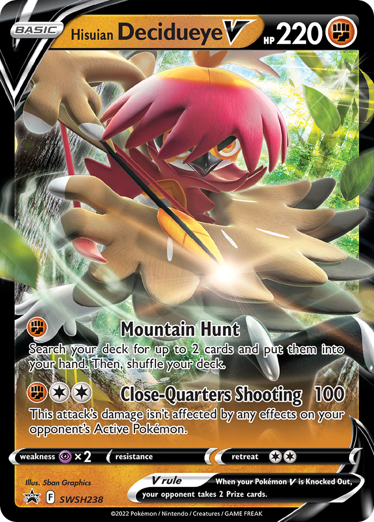 Hisuian Decidueye V - SWSH238/306 - EN Hisuian Decidueye V - SWSH238/306 - EN