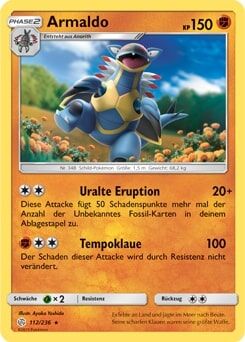 armaldo-pok-mon-tcg Armaldo 112/236 - Pokémon TCG
