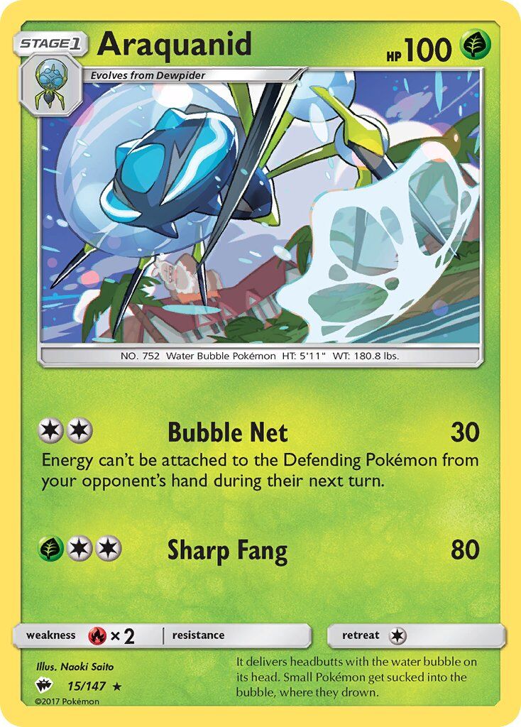 araquanid-15-147-pokemon-tcg-lightly-played-enn-tcg-lightly-played-en-17162 Araquanid - 15/147 - Pokémon TCG - Lightly Played - EN