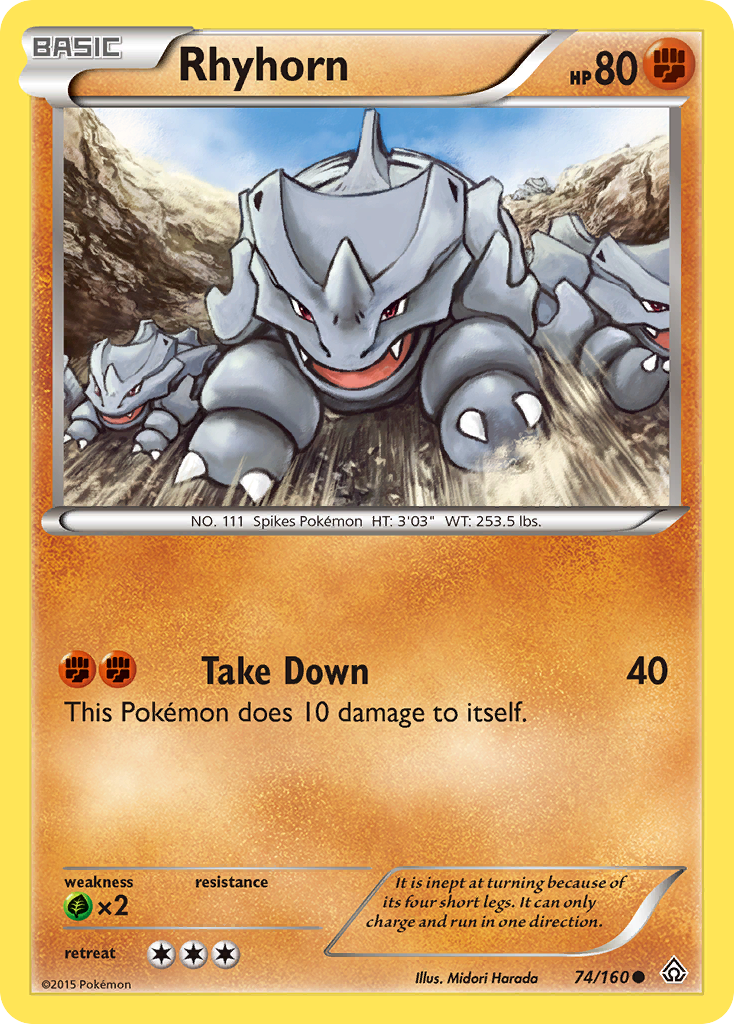 Rhyhorn - 74/160 - EN
