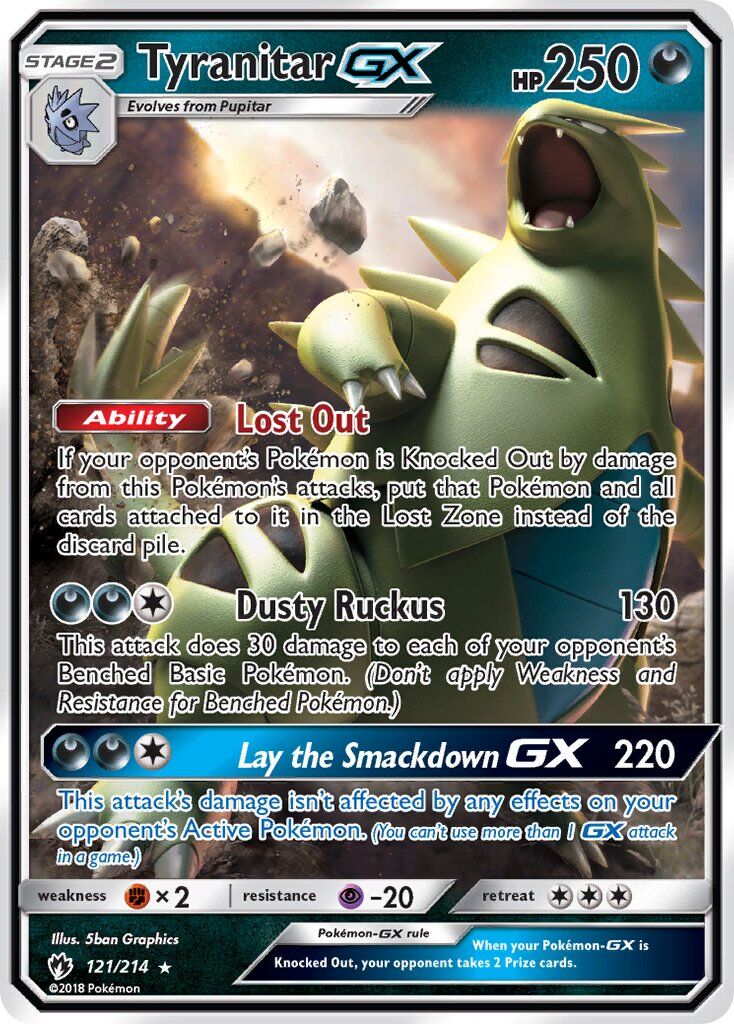 Tyranitar-GX - 121/214 - EN Tyranitar-GX - 121/214 - EN