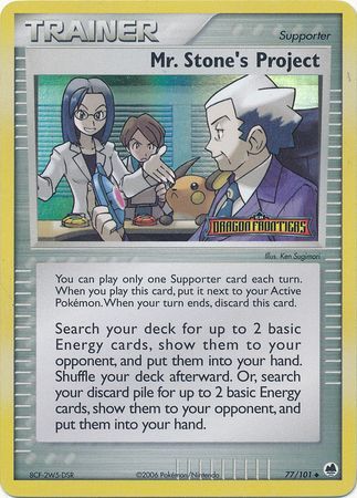 Mr. Stone’s Project - 77/101 - Reverse Holo - EN