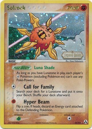 Solrock - 25/92 - Reverse Holo - EN Solrock - 25/92 - Reverse Holo - EN