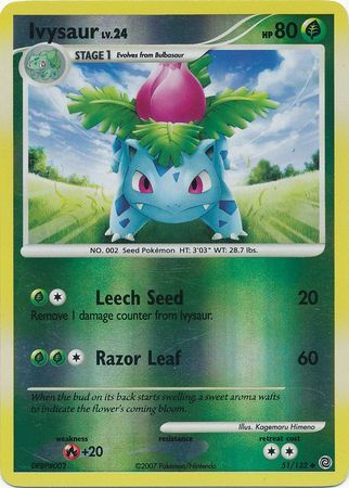 Ivysaur - 51/132 - Reverse Holo - EN