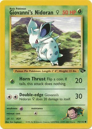 Giovanni’s Nidoran Female - 75/132 - Unlimited - EN