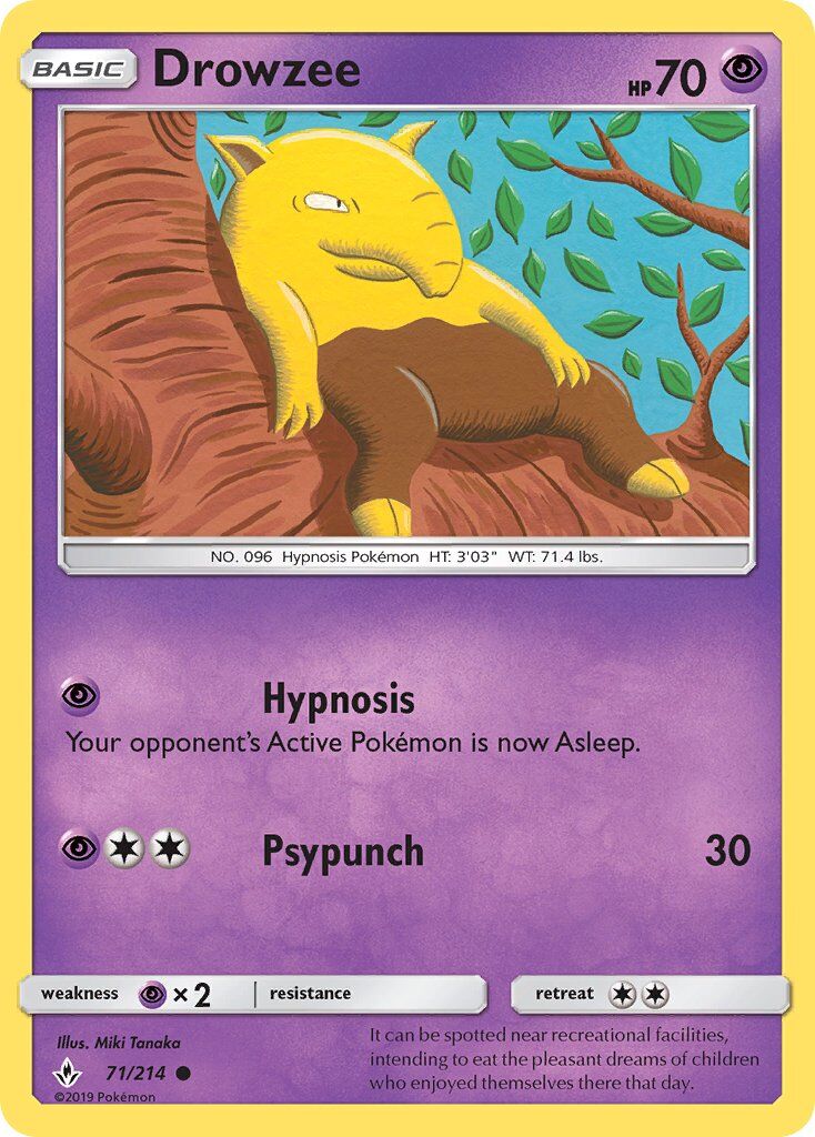 Drowzee - 71/214 - EN Drowzee - 71/214 - EN