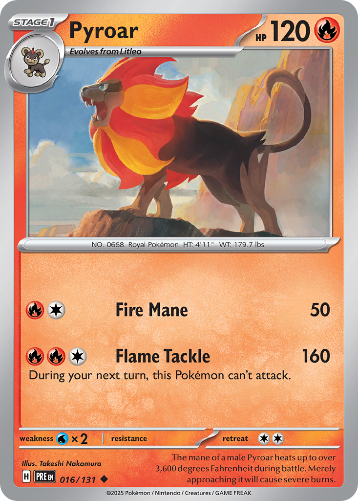 Pyroar - 016/131 - EN Pyroar - 016/131 - EN