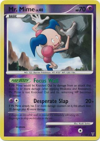 Mr. Mime - 37/147 - Reverse Holo - EN