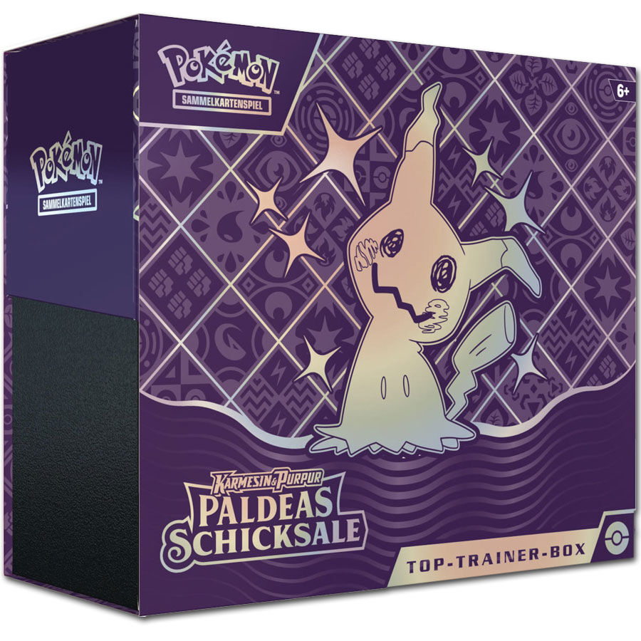 Pokémon TCG: Karmesin & Purpur: Paldeas Schicksale Top Trainer Box - DE Pokémon TCG: Karmesin & Purpur: Paldeas Schicksale Top Trainer Box - DE