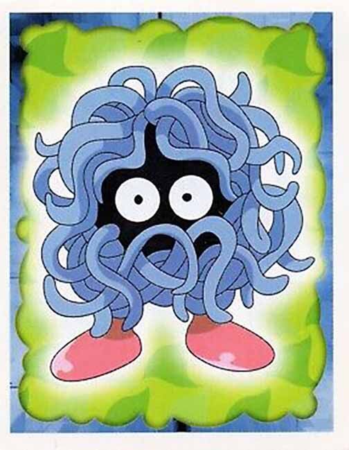 Tangela - 114 - Merlin Sticker Series 1 Tangela - 114 - Merlin Sticker Series 1