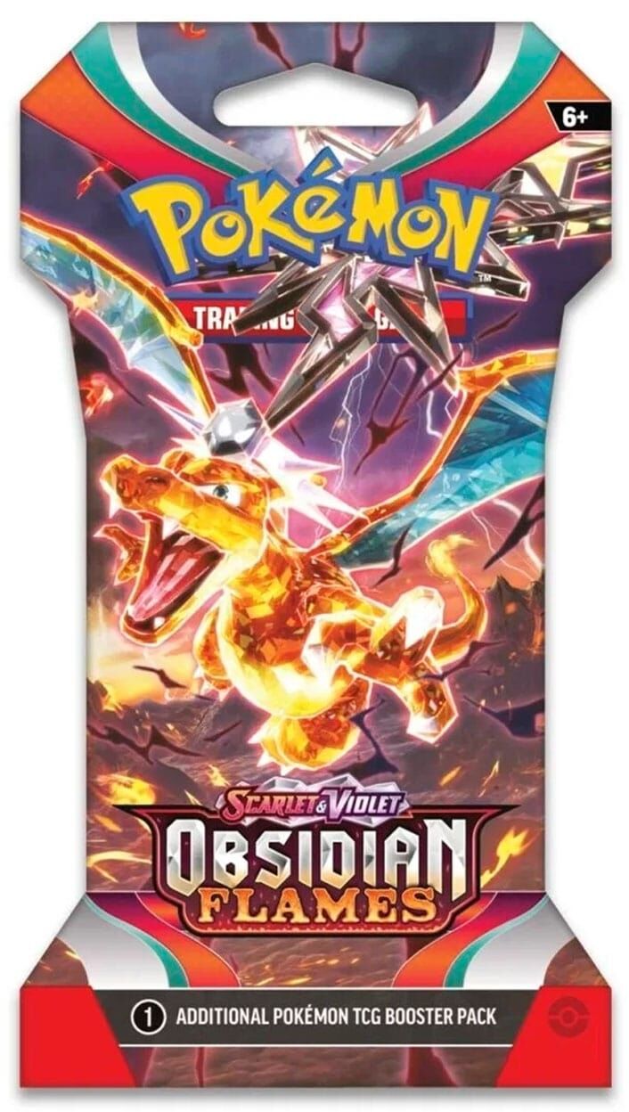 Pokémon TCG: Scarlet & Violet - Obsidian Flames Sleeved Booster Pack (10 Cards) - EN Pokémon TCG: Scarlet & Violet - Obsidian Flames Sleeved Booster Pack (10 Cards) - EN