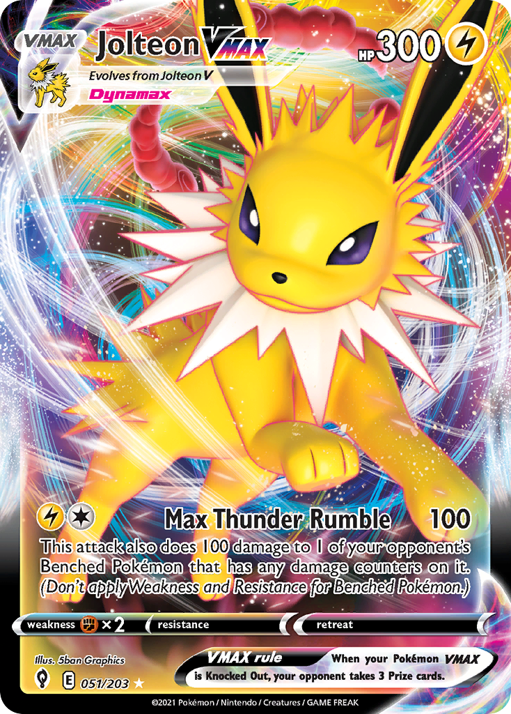 Jolteon VMAX - 051/203 - EN Jolteon VMAX - 051/203 - EN