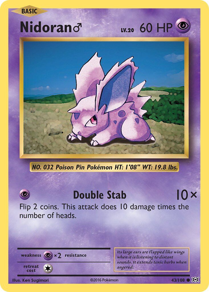 Nidoran Male - 43/108 - EN Nidoran Male - 43/108 - EN