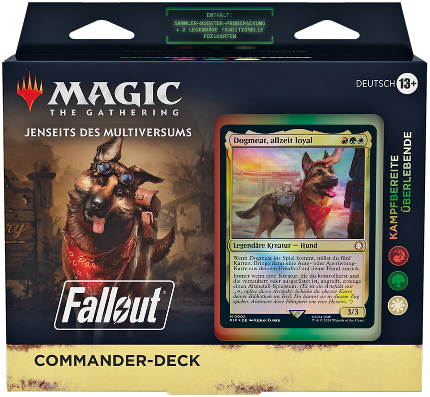 Jenseits des Multiversums - Fallout Commander Deck - Kampfbereite Überlebende -Magic the Gathering - DE