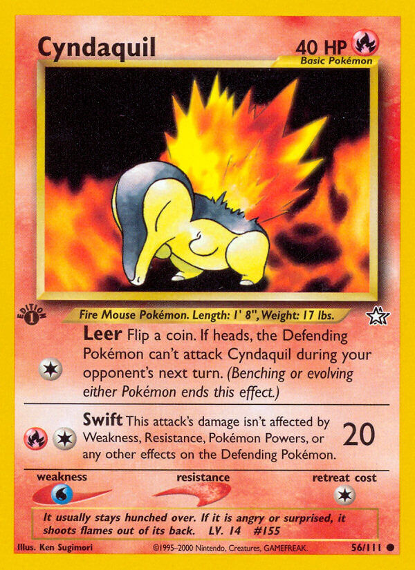 Cyndaquil - 56/111 - 1st Edition - EN