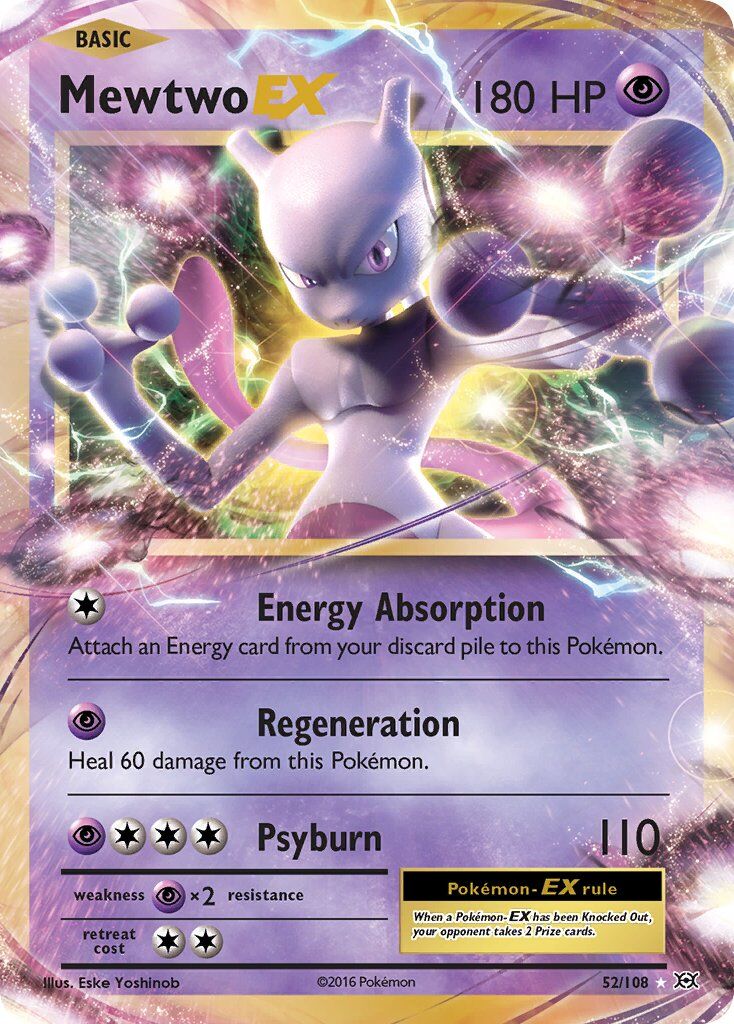 Mewtwo-EX - 52/108 - EN