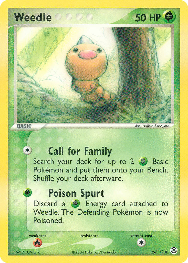 Weedle - 86/112 - EN Weedle - 86/112 - EN