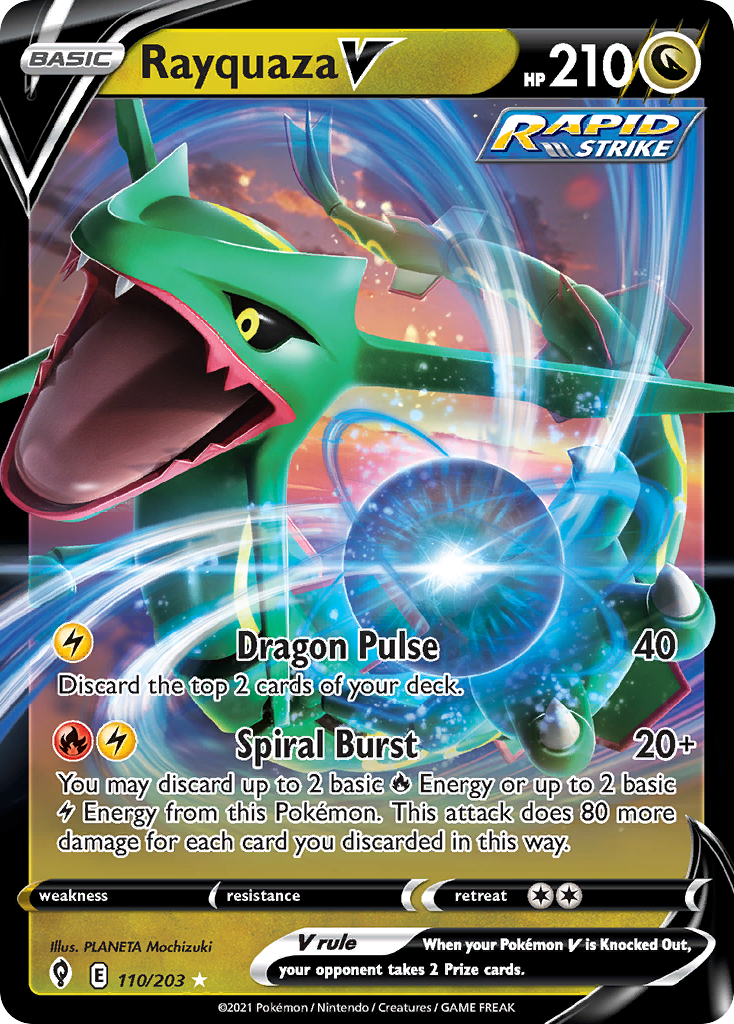 Rayquaza V - 110/203 - EN